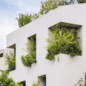 Sustainable building, exterior.